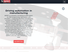 Tablet Screenshot of espritcam.com